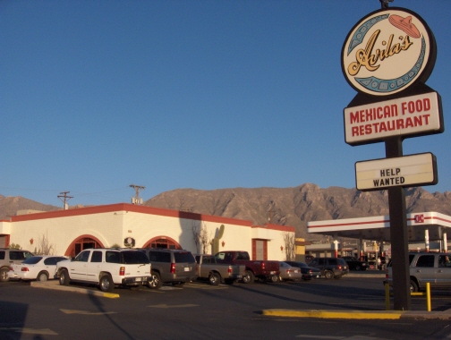 Avila's Restaurant on North Mesa St.