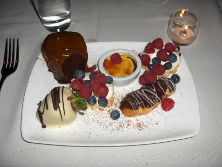 Dessert sampler