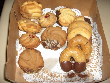 Some of the cookies and pastries sold at International Bakery