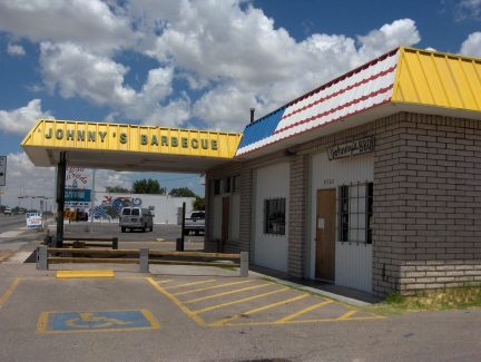 Johnny's Barbecue on Doniphan near Mesa, next door to Casa Jurado West