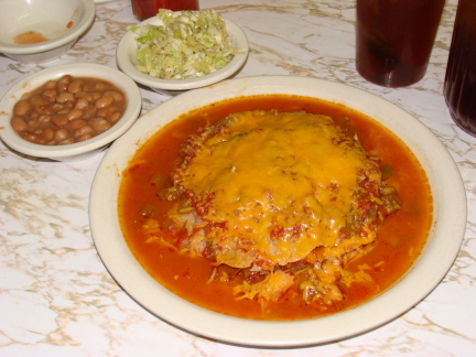 Green enchiladas