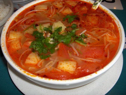 Vietnamese sweet and sour soup