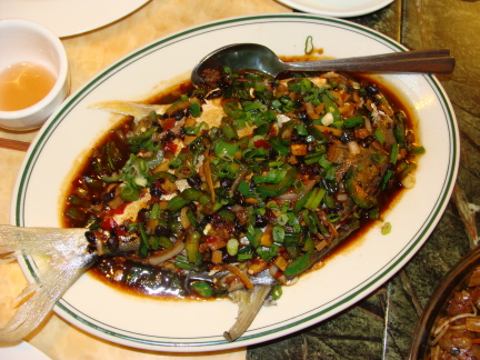 Steamed fish