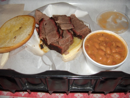 Brisket sandwich