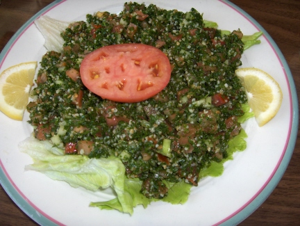 Half order of tabouli