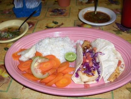 Fish tacos are one of the specialties at Tia's