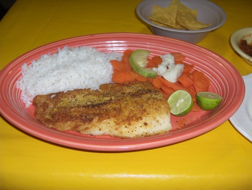 Lemon pepper fish fillet