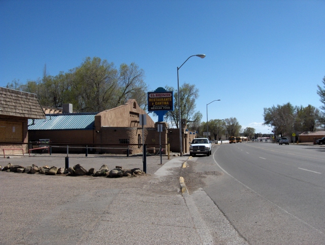 A view of El Bruno's from the north