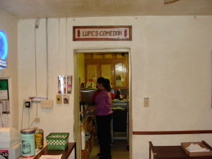 Entrance to the kitchen