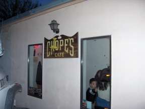 Patrons at Chope's frequently spend time in the waiting room before a table opens up