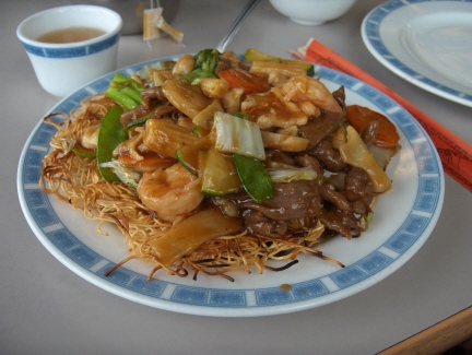 Pan fried noodles