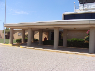 Runway Cafe inside the terminal at Wiley Post Airport