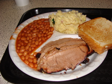 Sliced beef brisket