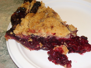 Three berry pie