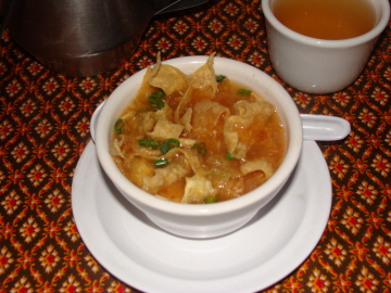 Thai style hot and sour soup