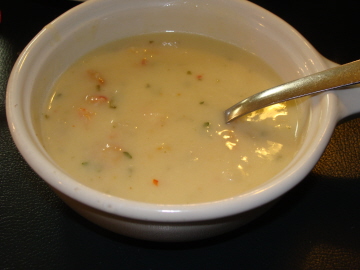 Crawfish and shrimp chowder