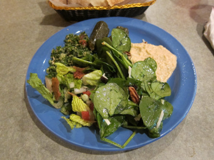 Sampler of salads