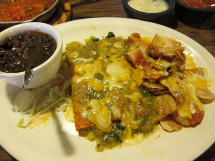 Enchiladas de rajas