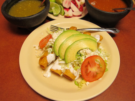 Chicken flautas