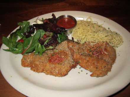 Parmesan crusted chicken