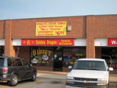 Evelyn's Table in the old Golden Dragon Restaurant