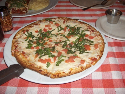 Margherita pizza