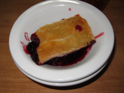 Blackberry cobbler