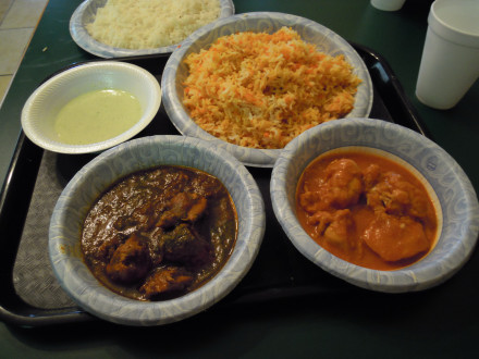 Chicken badaami and chicken harra masala