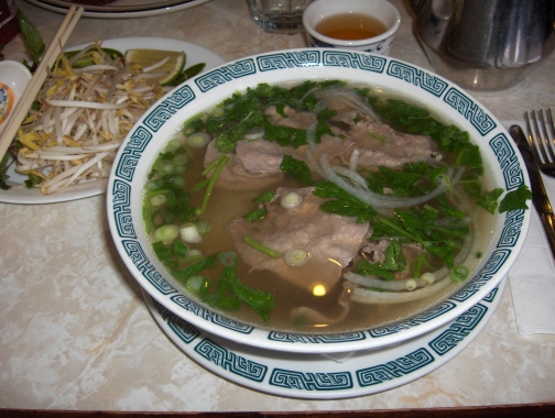 Beef steak pho