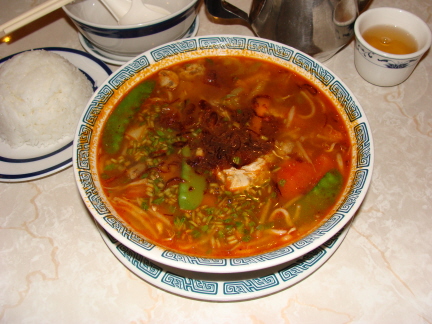 Vietnamese style hot and sour soup at Kim Wah
