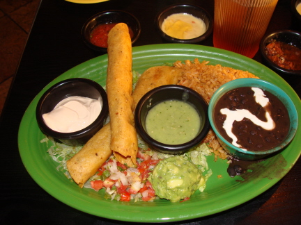 Chicken flautas