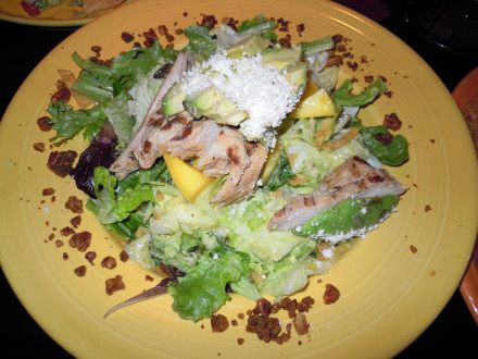 Mango chicken salad