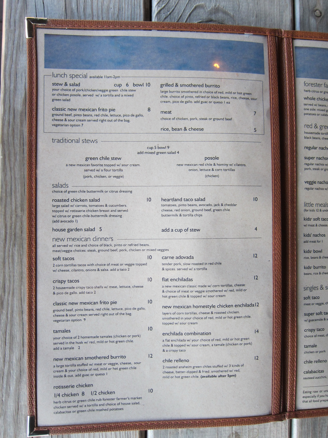 Green Chile Kitchen Menu Yukon OK