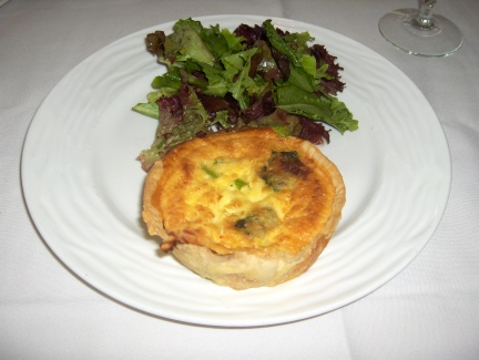 Quiche at Museum Cafe