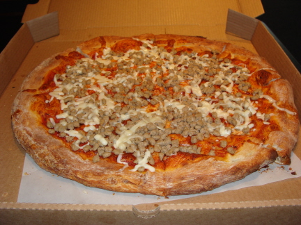 Sausage pizza