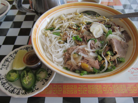 Beef noodle soup from Pho Kim Long