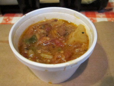 Rudy's green chile stew