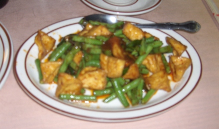 Spicy Green Bean made with Prig Khing Curry
