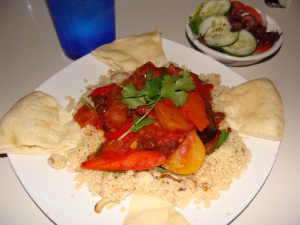 Vegan cous cous stew