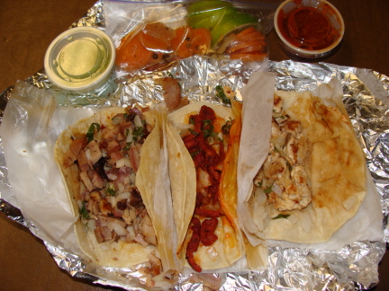 Three tacos for less than six dollars