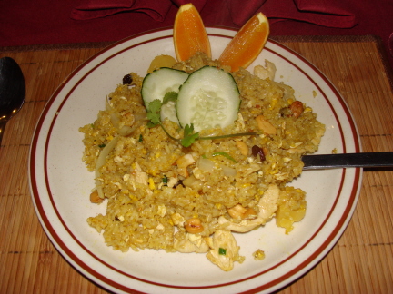 Pineapple fried rice