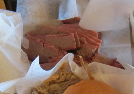 Brisket at Rudy's